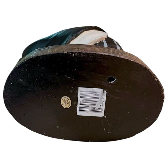 7in Resin Chubby Waiter Wine Bottle Holder Figurine Kitchen Bar Decor - Picture 10 of 10